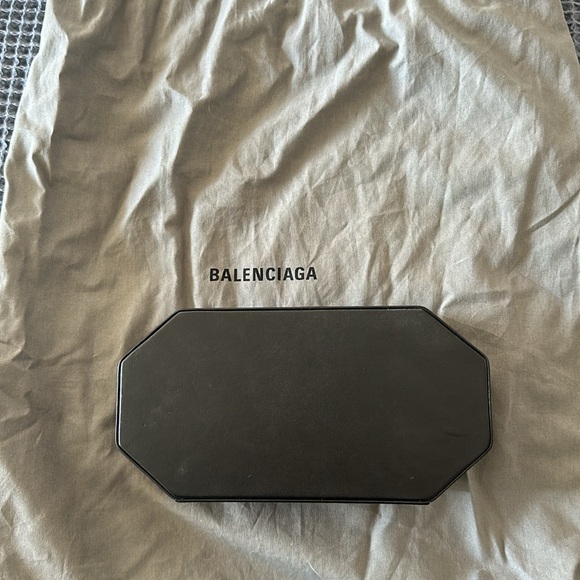 Balenciaga Black Leather Clutch - Picture 4 of 5